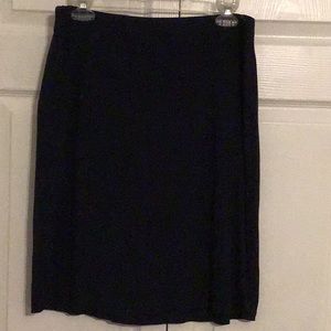 LL Bean Navy Soft Skirt Pockets Versatile Summer